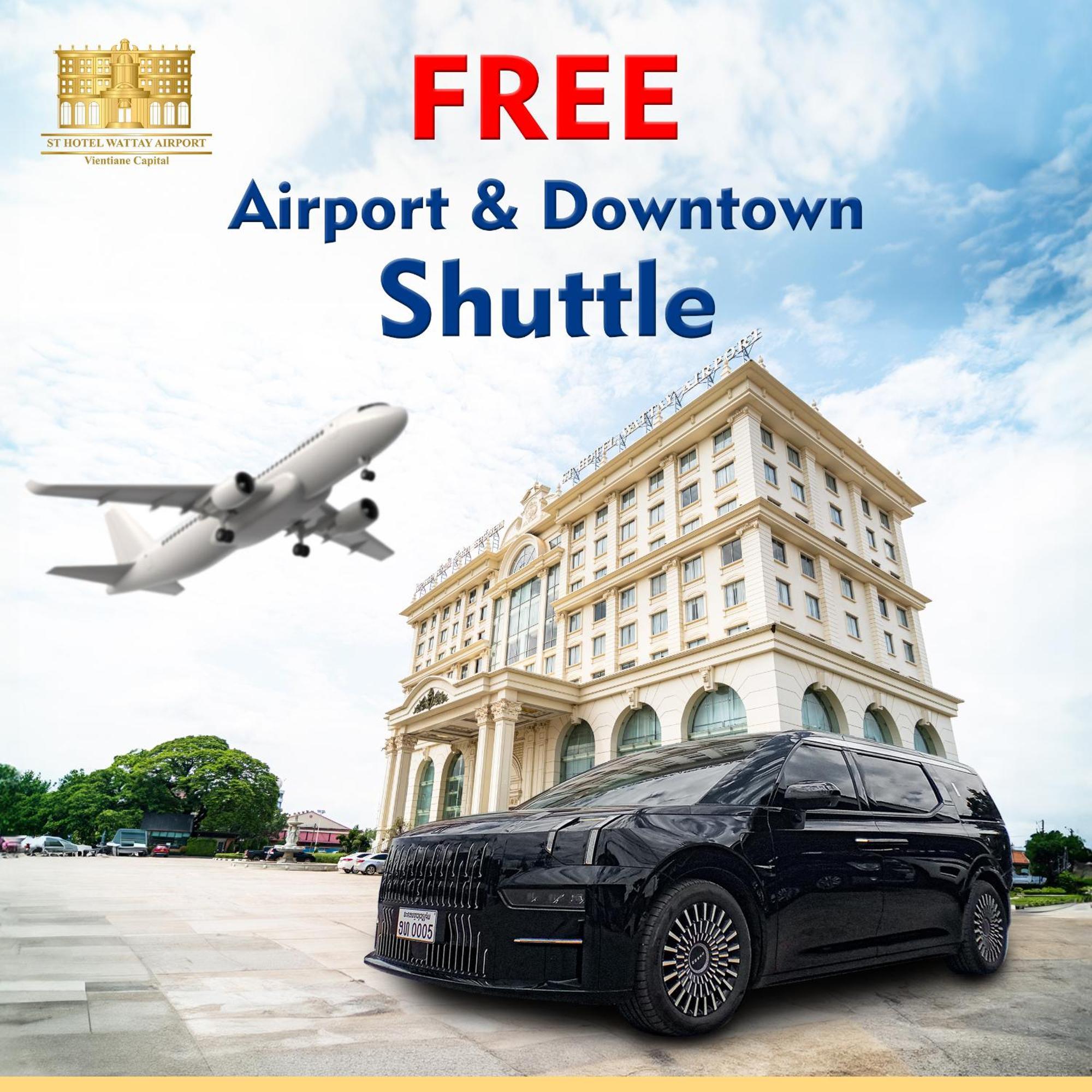 St Hotel Wattay Airport Vientiane Esterno foto